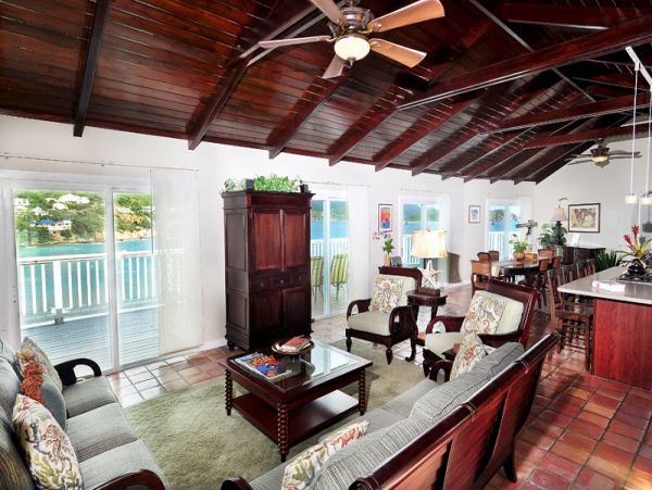 Beachfront Four Bedroom Luxury Vacation Rental in St. John