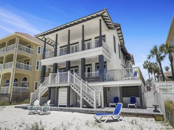 On Beach Destin Vacation Home Sleeps Twenty Guests
