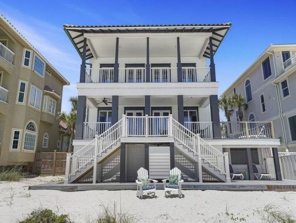 On Beach Destin Vacation Home Sleeps Twenty Guests