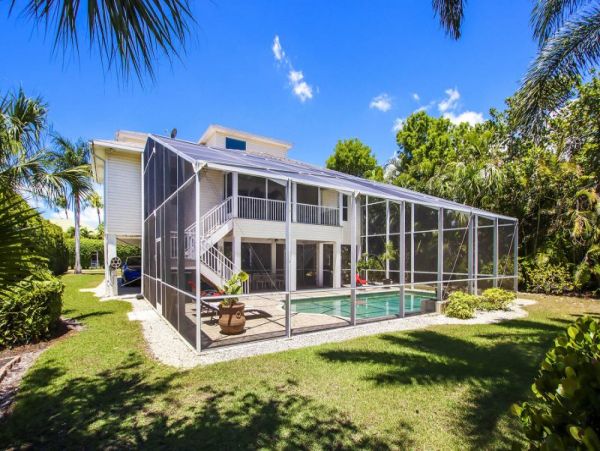 Sanibel Island Vacation Rental | Luxury Pool Home with 4 Bedrooms Near Beach