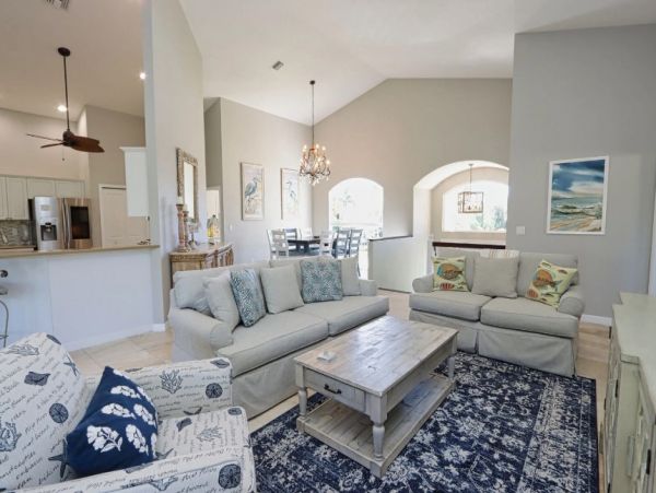 Walk to Beach Sanibel Vacation Home Four Bedroom