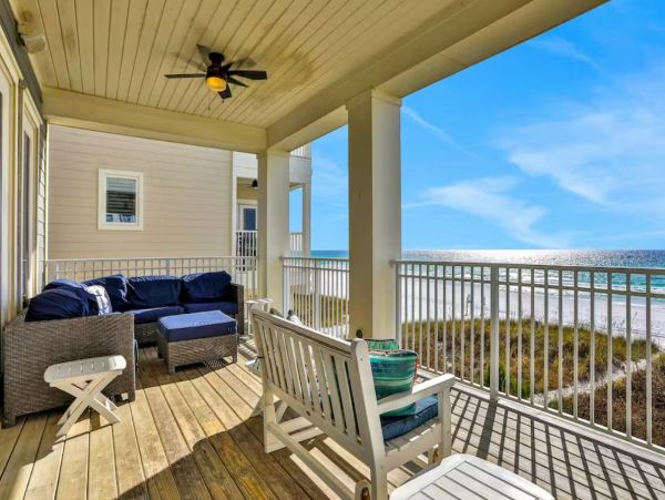 Miramar Beach Five Bedroom Gulf Front Vacation Home