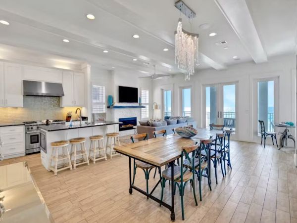 Miramar Beach Five Bedroom Gulf Front Vacation Home