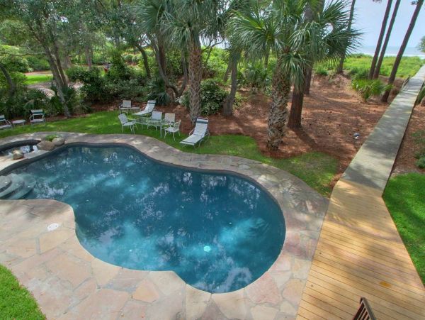 Hilton Head Vacation Pool Home Five Bedroom