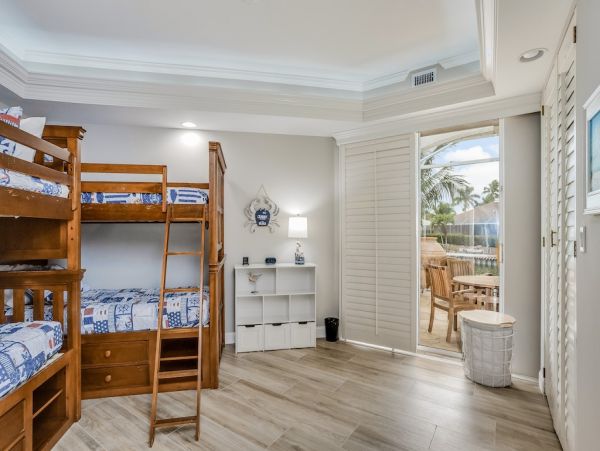 Marco Island Canal Front Three Bedroom Vacation Rental with Caged Pool