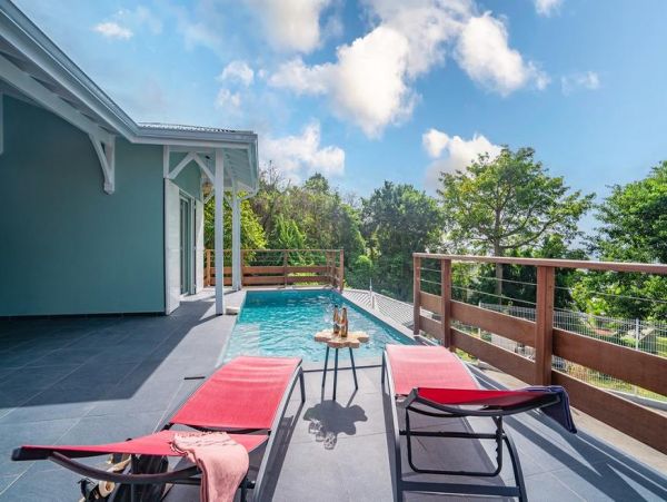 Sea View Four Bedroom Vacation Rental Home in Martinique