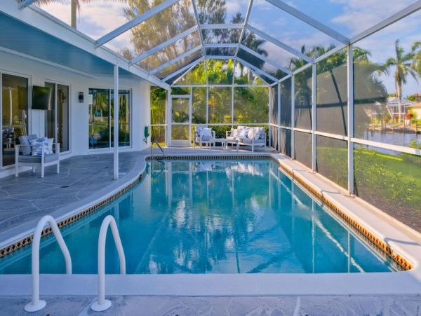 Canal-Front Vacation Home with Pool & Dock