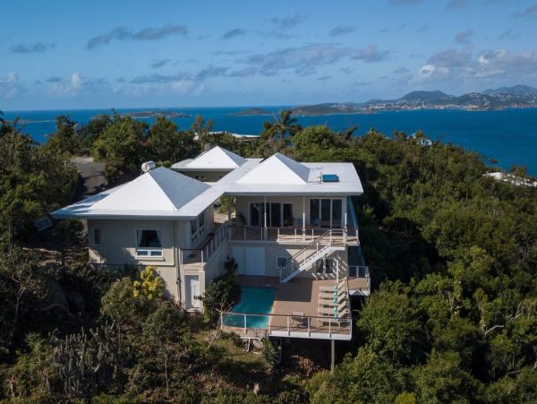 Walk to Beach St. John Vacation Home Five Bedroom