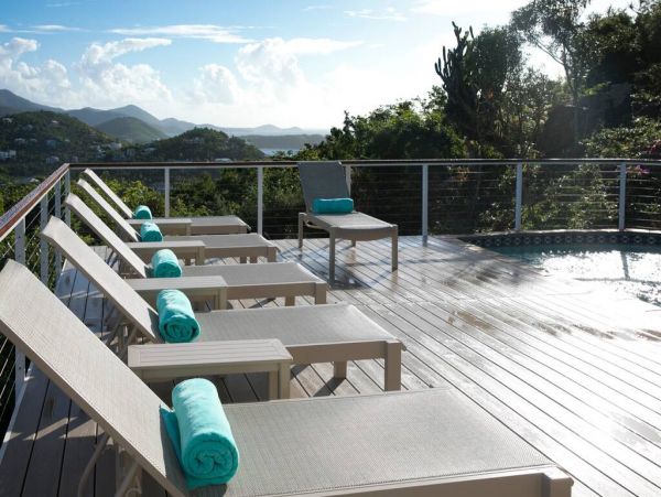 Walk to Beach St. John Vacation Home Five Bedroom