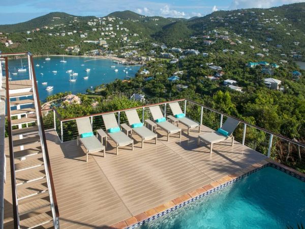 Walk to Beach St. John Vacation Home Five Bedroom