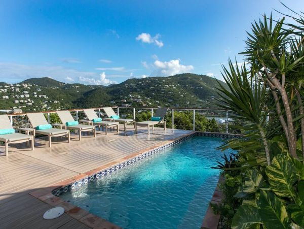 Walk to Beach St. John Vacation Home Five Bedroom