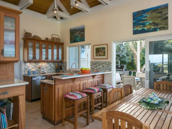 Walk to Beach St. John Vacation Home Five Bedroom