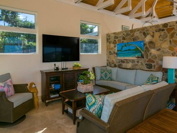 Walk to Beach St. John Vacation Home Five Bedroom