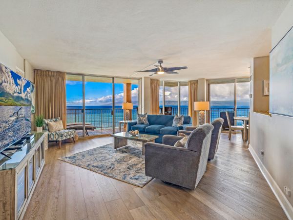 Oceanfront Kahana Vacation Condo Two Bedroom
