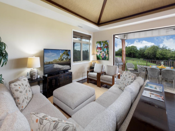 Big Island Luxury Vacation Villa Ocean & Golf Course Views