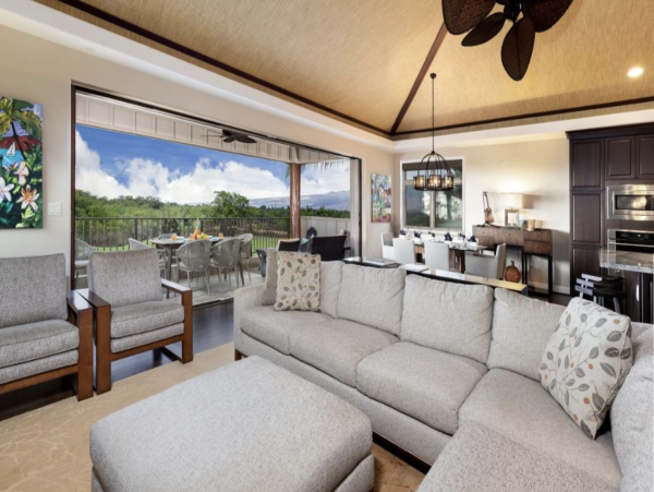Big Island Luxury Vacation Villa Ocean & Golf Course Views