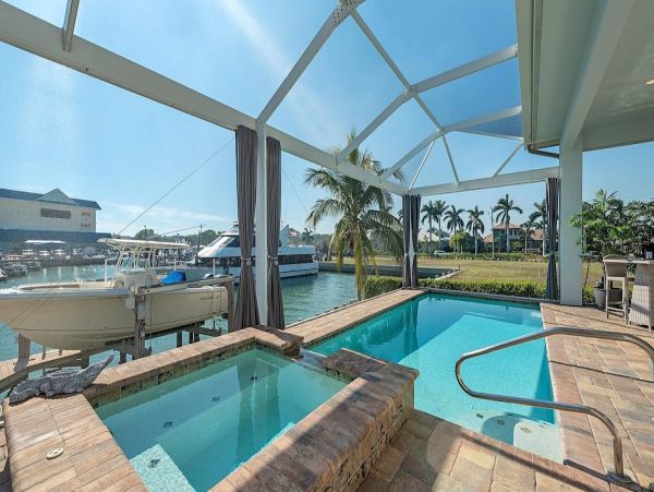 Luxury Marco Island Home with Pool & Canal Views