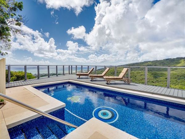 Honolulu Vacation Home with Ocean Vews & Private Pool Sleeps 8 Guests