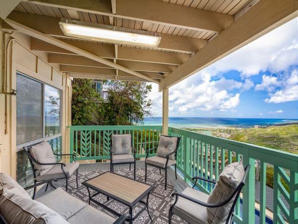 Honolulu Vacation Home with Ocean Vews & Private Pool Sleeps 8 Guests