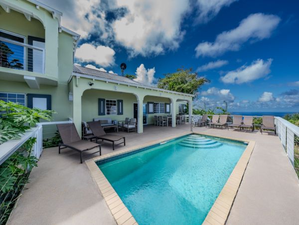 St Thomas Magnificent Pool Villa 5 Bedroom & Ocean Views