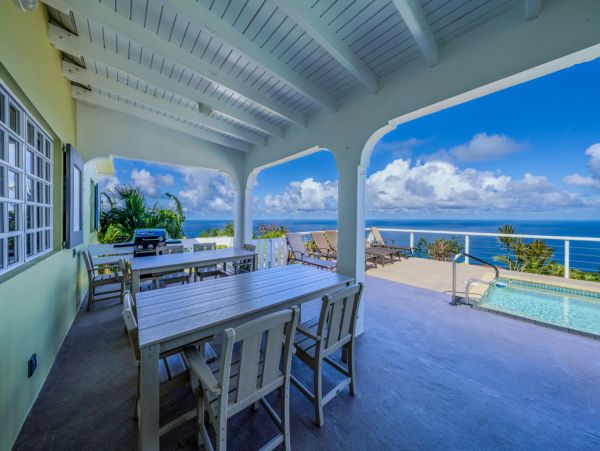 St Thomas Magnificent Pool Villa 5 Bedroom & Ocean Views