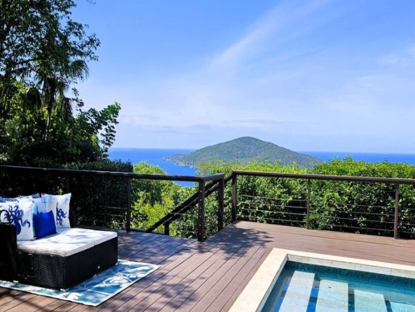 St. Thomas Vacation Pool Home 5 Bedrooms Sleeps 12 Guests