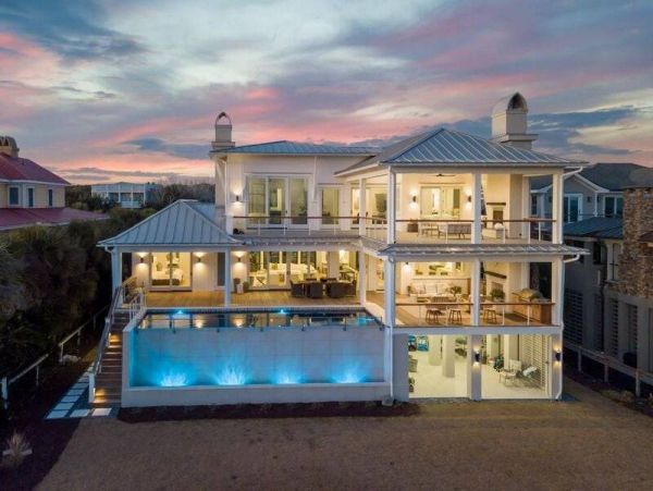 Isle of Palms Six Bedroom Oceanfront Residence with Great Views