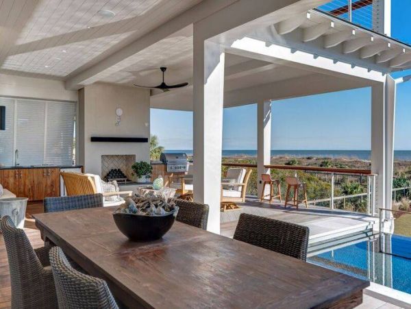 Isle of Palms Six Bedroom Oceanfront Residence with Great Views