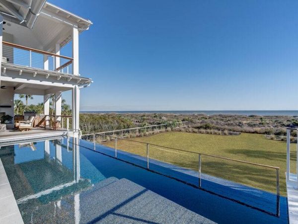 Isle of Palms Six Bedroom Oceanfront Residence with Great Views
