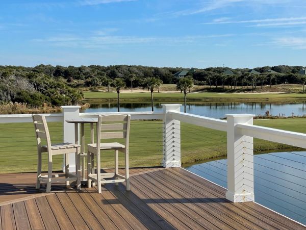 Golf Course & Ocean View Deluxe 4 Bedroom Rental in Bald Head Island