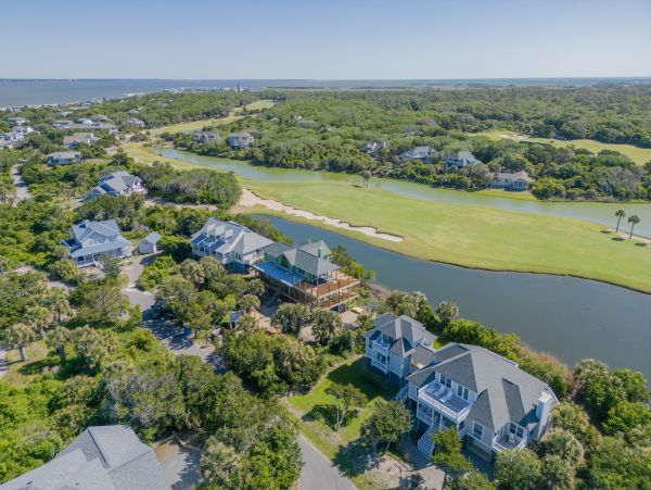Golf Course & Ocean View Deluxe 4 Bedroom Rental in Bald Head Island