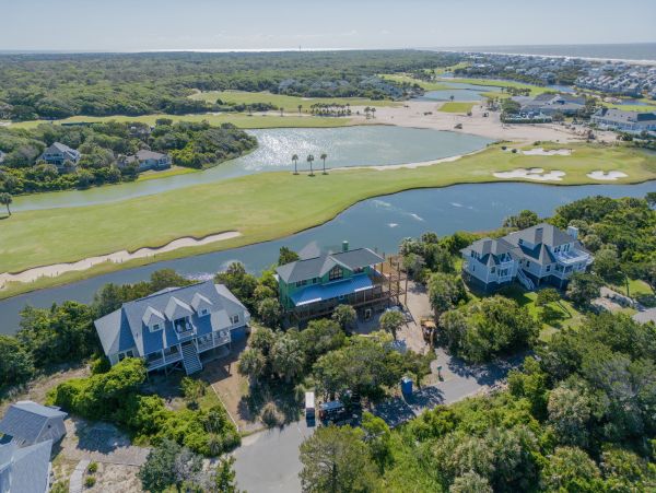 Golf Course & Ocean View Deluxe 4 Bedroom Rental in Bald Head Island