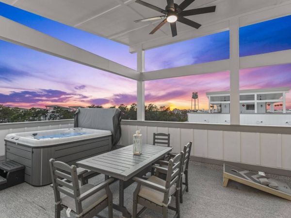 Inlet Beach Luxury 5 Bedroom Rental with Spa Sleeps 14 Guests