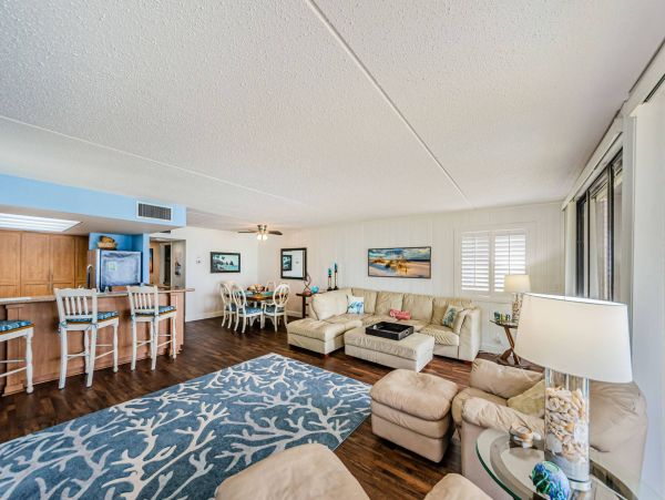Belleair Beach Gulf Front Three Bedroom Rental Condo