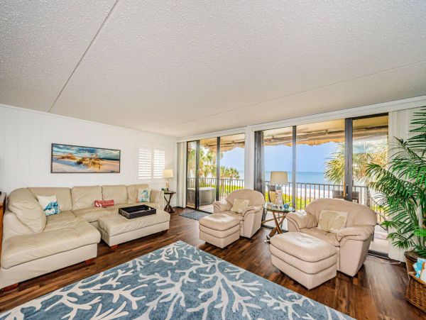 Belleair Beach Gulf Front Three Bedroom Rental Condo