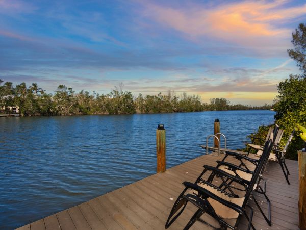 Siesta Key Vacation Rental Luxury 4-Bedroom Canal-Front Home with Pool & Dock