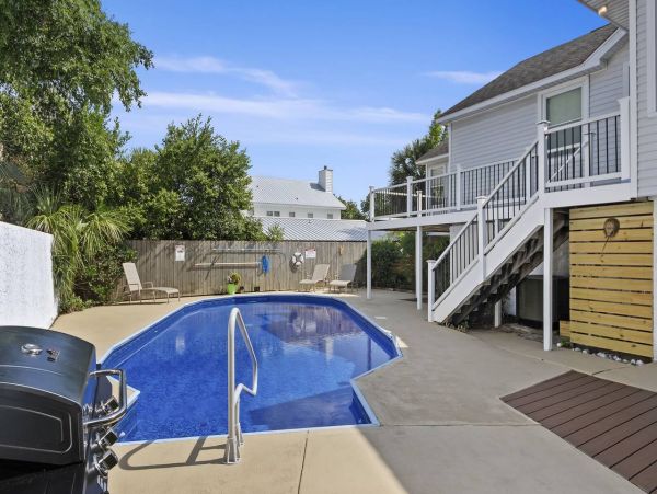 Walk to Beach Isle of Palms Vacation Home Five Bedroom