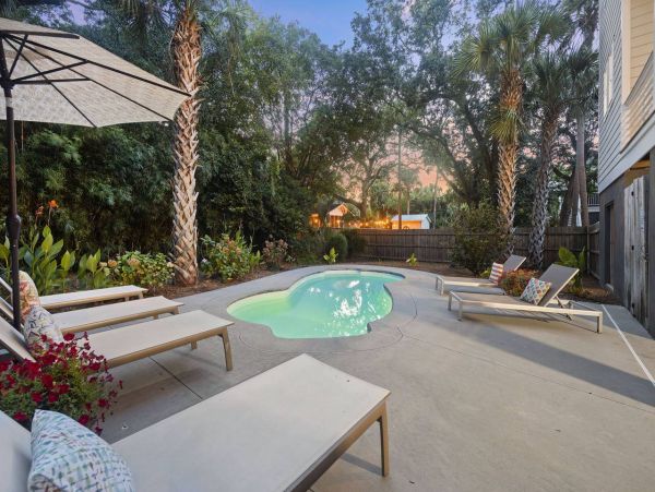 Lovely Isle of Palms Vacation Pool Home