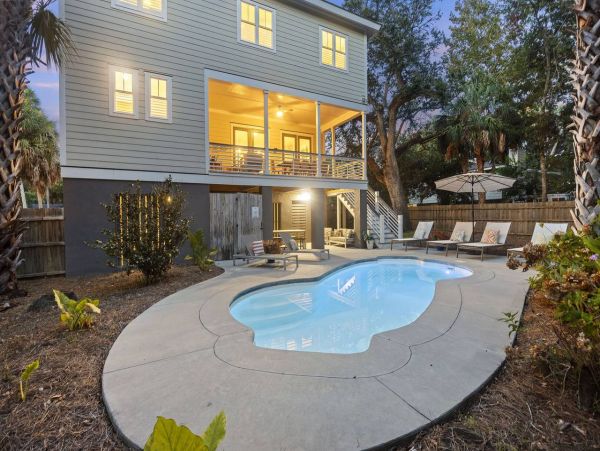 Lovely Isle of Palms Vacation Pool Home