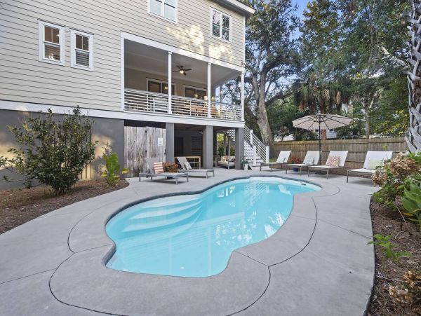 Lovely Isle of Palms Vacation Pool Home