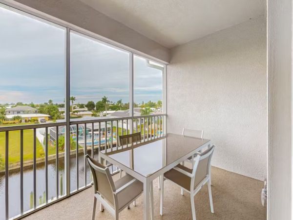 Canal Front Two Bedroom Vacation Rental in Cape Coral