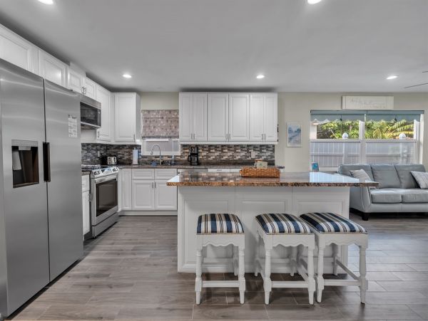 Walk to Beach Vacation Home Three Bedroom in Indian Rocks