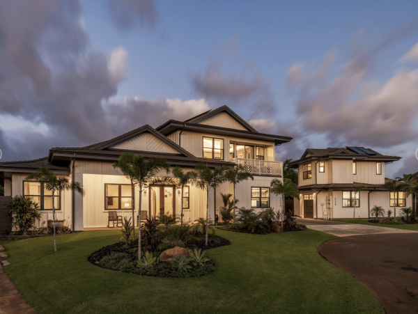Poipu Vacation Rental - Luxury Kauai Vacation Estate Two Pools Game Room Main Villa & Guest House