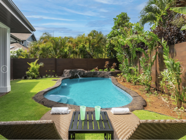 Poipu Vacation Rental - Luxury Kauai Vacation Estate Two Pools Game Room Main Villa & Guest House