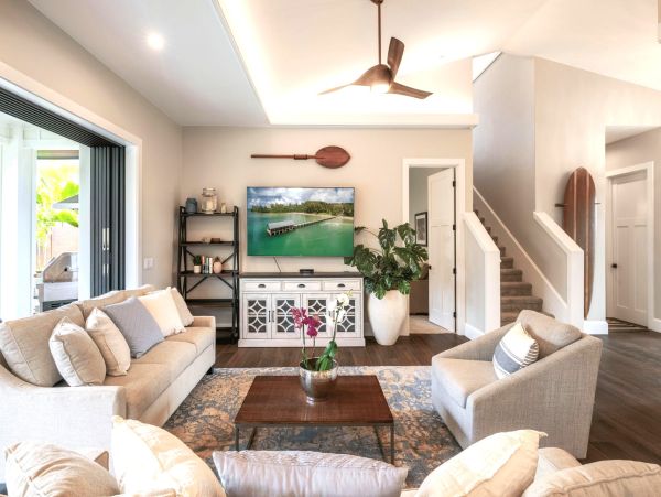 Poipu Vacation Rental - Luxury Kauai Vacation Estate Two Pools Game Room Main Villa & Guest House