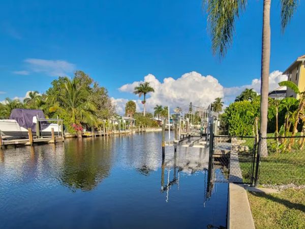 Canal Front Three Bedroom Vacation Rental in Bonita Springs