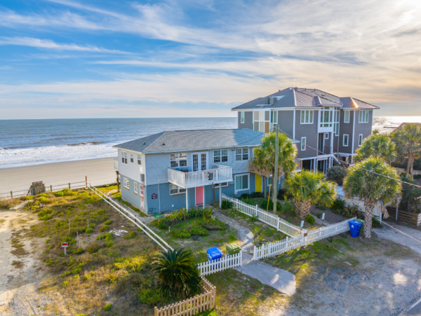 Folly Beach 4 Bedroom Gulf Front Vacation Duplex