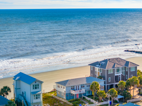 Folly Beach 4 Bedroom Gulf Front Vacation Duplex