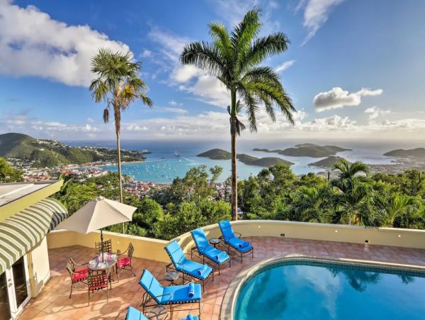 Luxury St. Thomas Vacation Rental - Caribbean Villa with Harbor Views