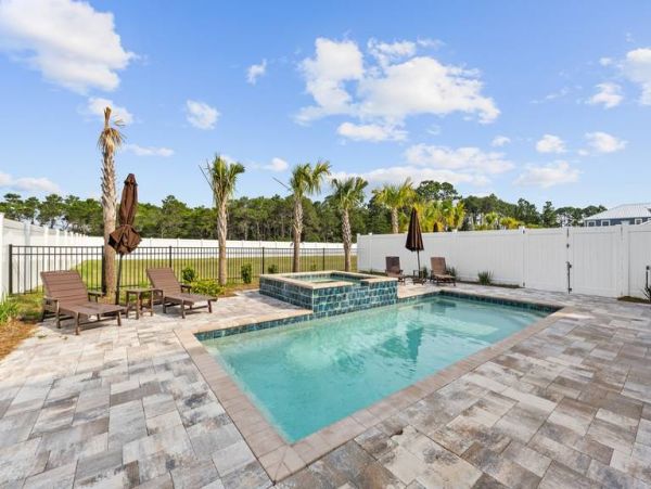 Beach House with Private Pool & Spa in Panama City Beach